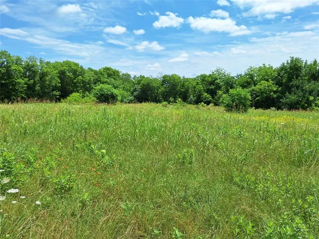 a view of a lake and mountain in the back