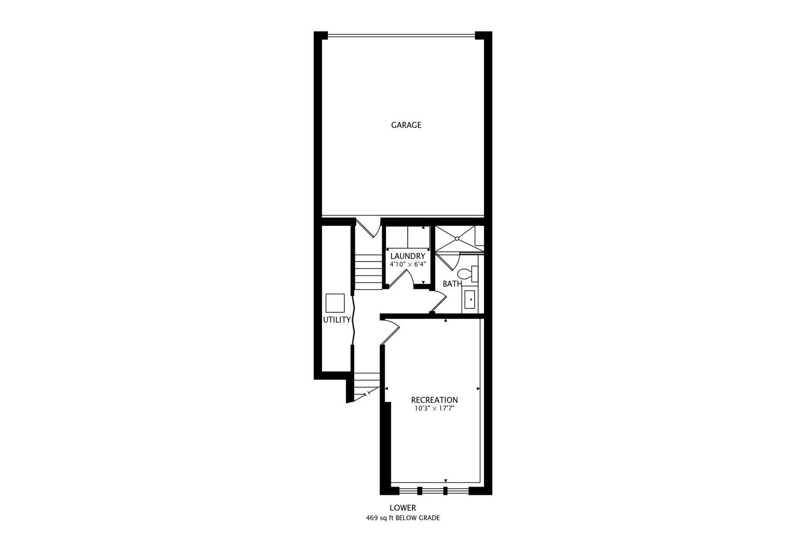 448 North Carpenter Street, Unit J Chicago, IL 60642 - Photo 37 of 39 a picture of a floor plan