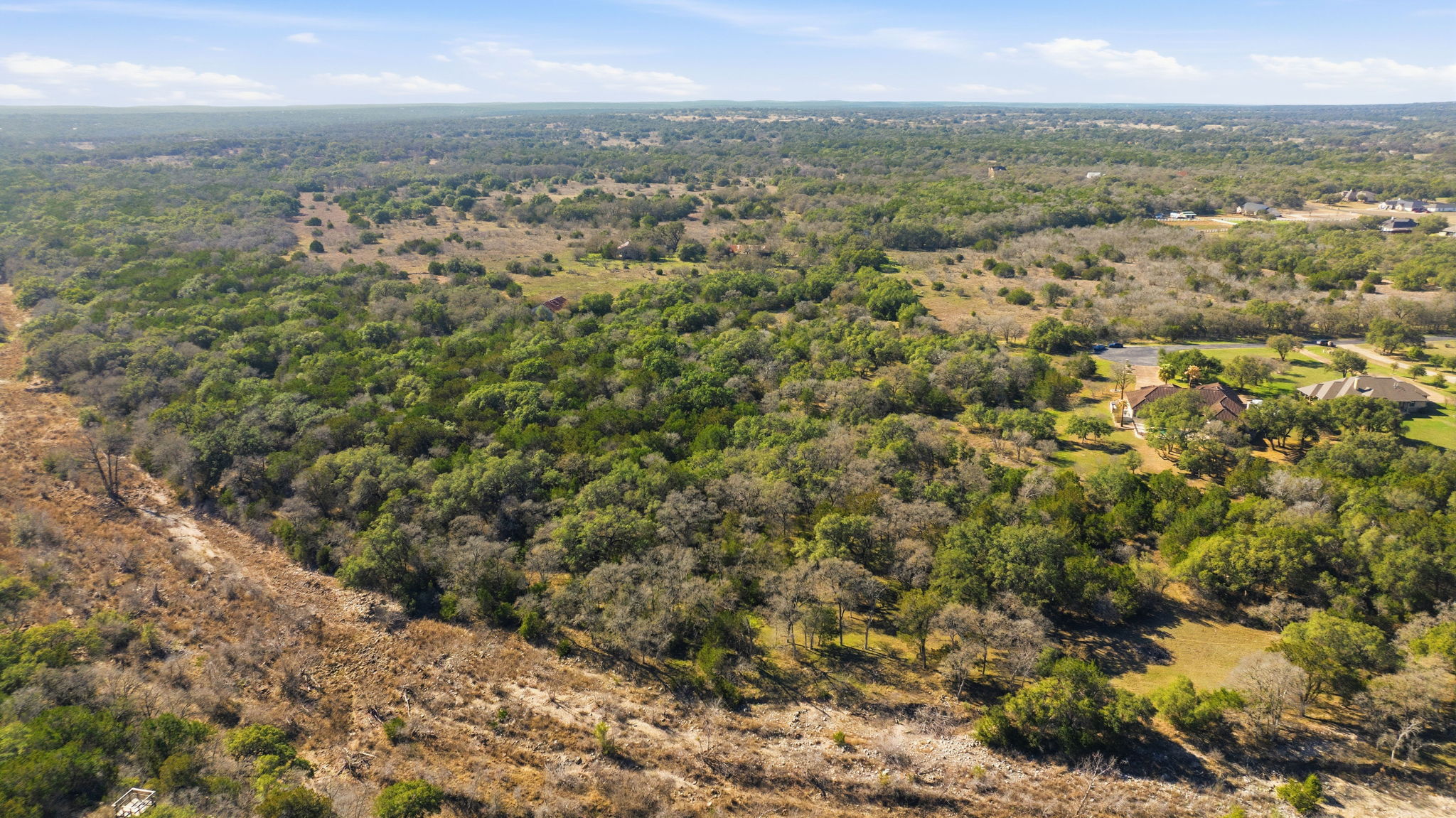 1081 Clark Cove Road Buda, TX 78610 - Photo 12 of 29 Bird's eye view of the lot and the creek bed