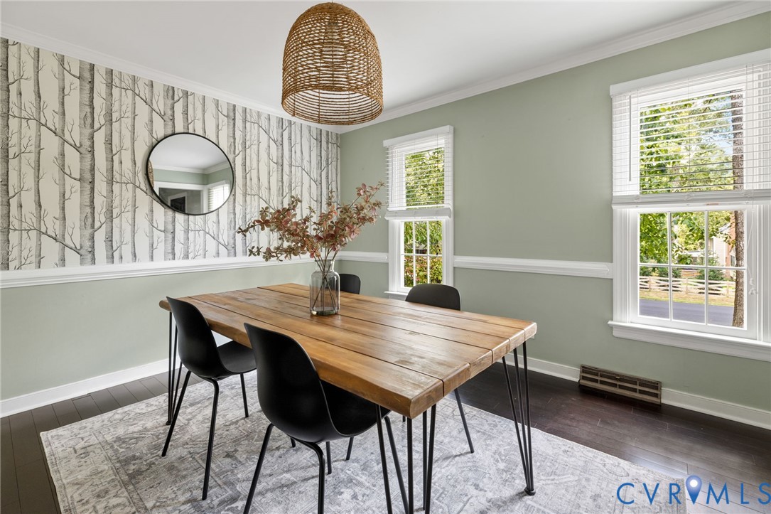 12825 Ashtree Road Midlothian, VA 23114 - Photo 7 of 22 a view of a dining room with furniture and window
