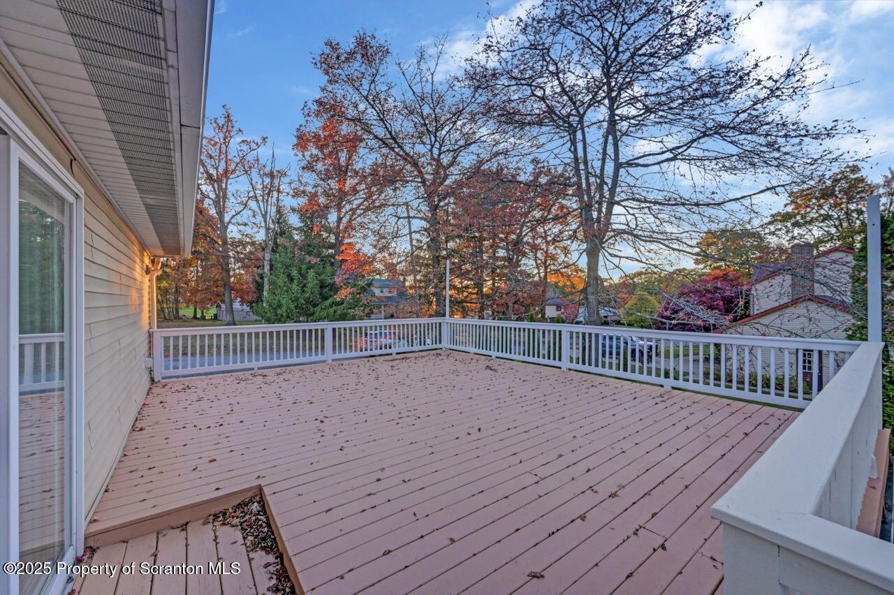 1427 Birch Street Scranton, PA 18505 - Photo 25 of 55 a view of balcony with wooden floor