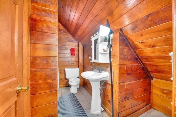 a bathroom with a sink and a toilet