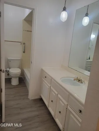 an empty room that has a window