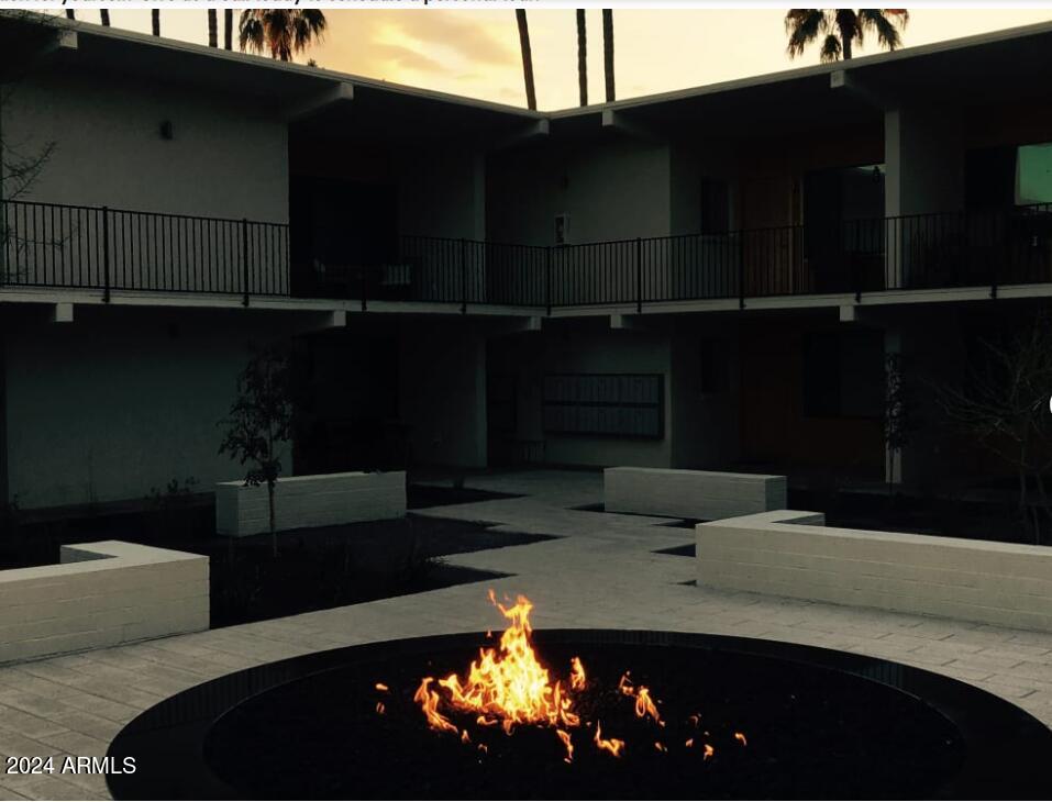 8021 East Osborn Road, Unit 2 Scottsdale, AZ 85251 - Photo 8 of 11 Firepit