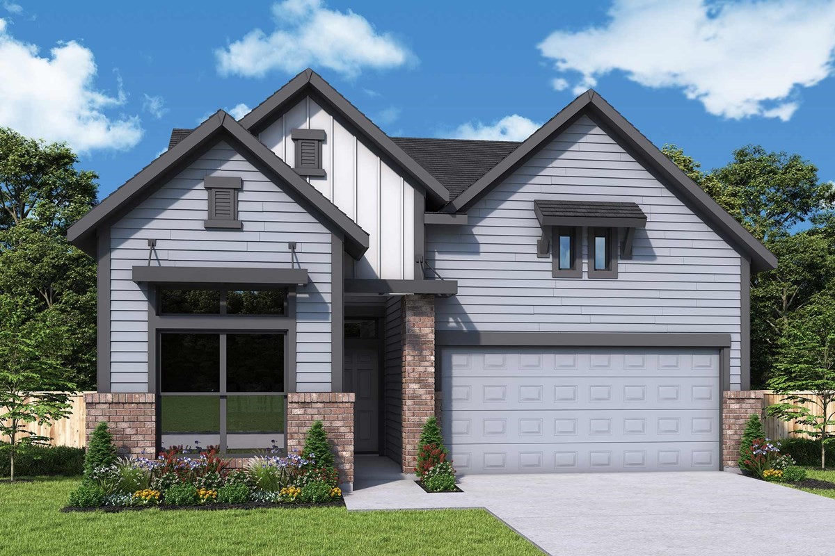 5435 Mango Blfs Street Manvel, TX 77578 - Photo 1 of 17 Welcome to The Leyder by David Weekley Homes. **HOME ESTIMATED TO BE COMPLETE JULY 2026**