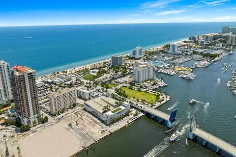an aerial view of a city with lots of buildings