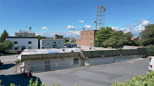 a view of a house with a patio
