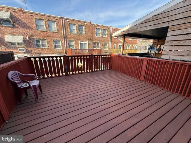 a view of a roof deck