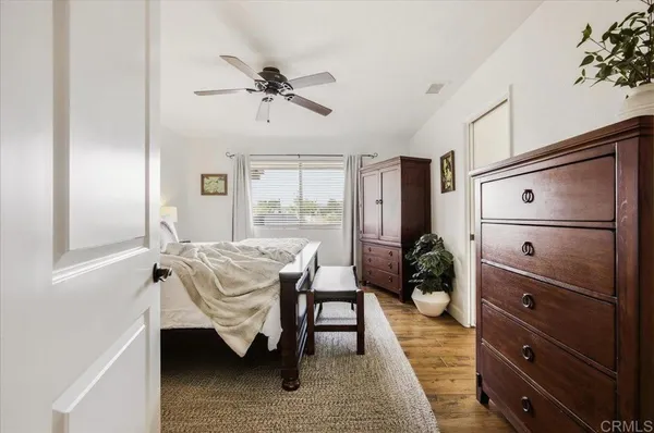 a bathroom with a sink a potted plant and a mirror