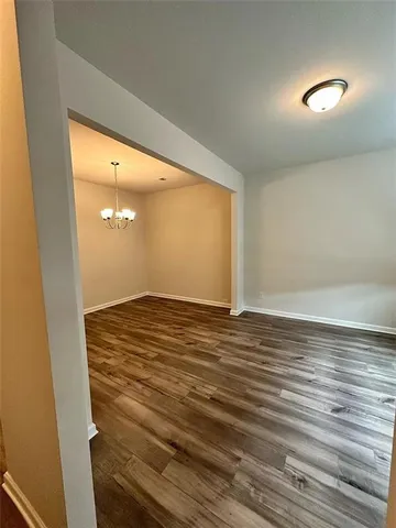 wooden floor in an empty room