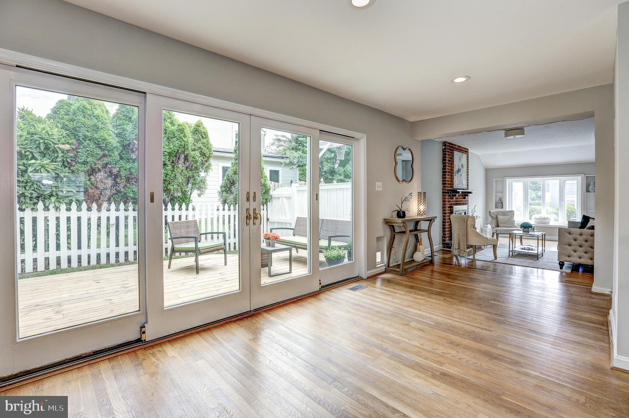 5322 Wakefield Road Bethesda, MD 20816 - Photo 11 of 39 Deck off the great room.