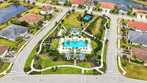 a house view with garden space