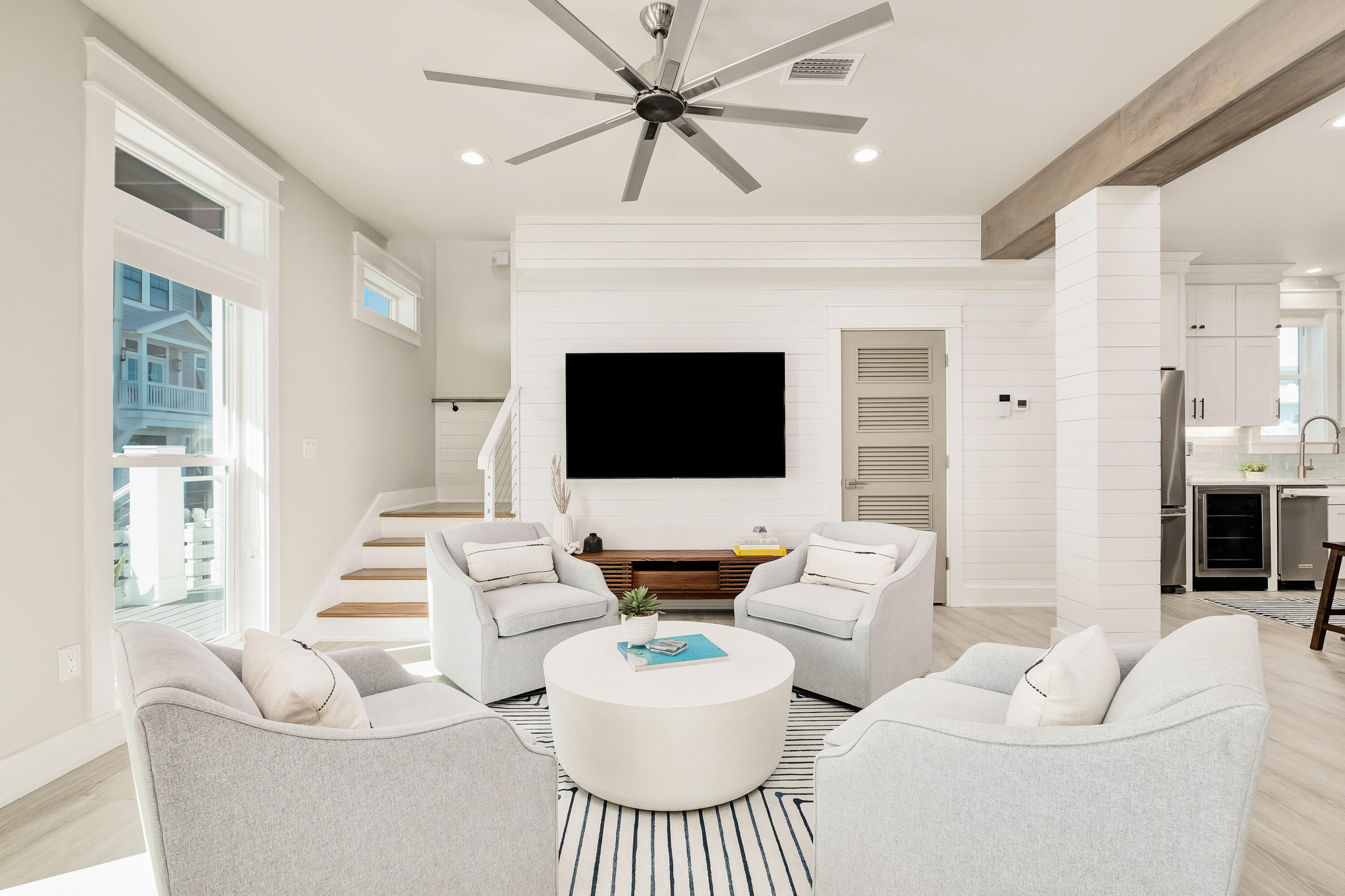 76 Hotz Avenue Santa Rosa Beach, FL 32459 - Photo 15 of 71 a living room with furniture and a flat screen tv