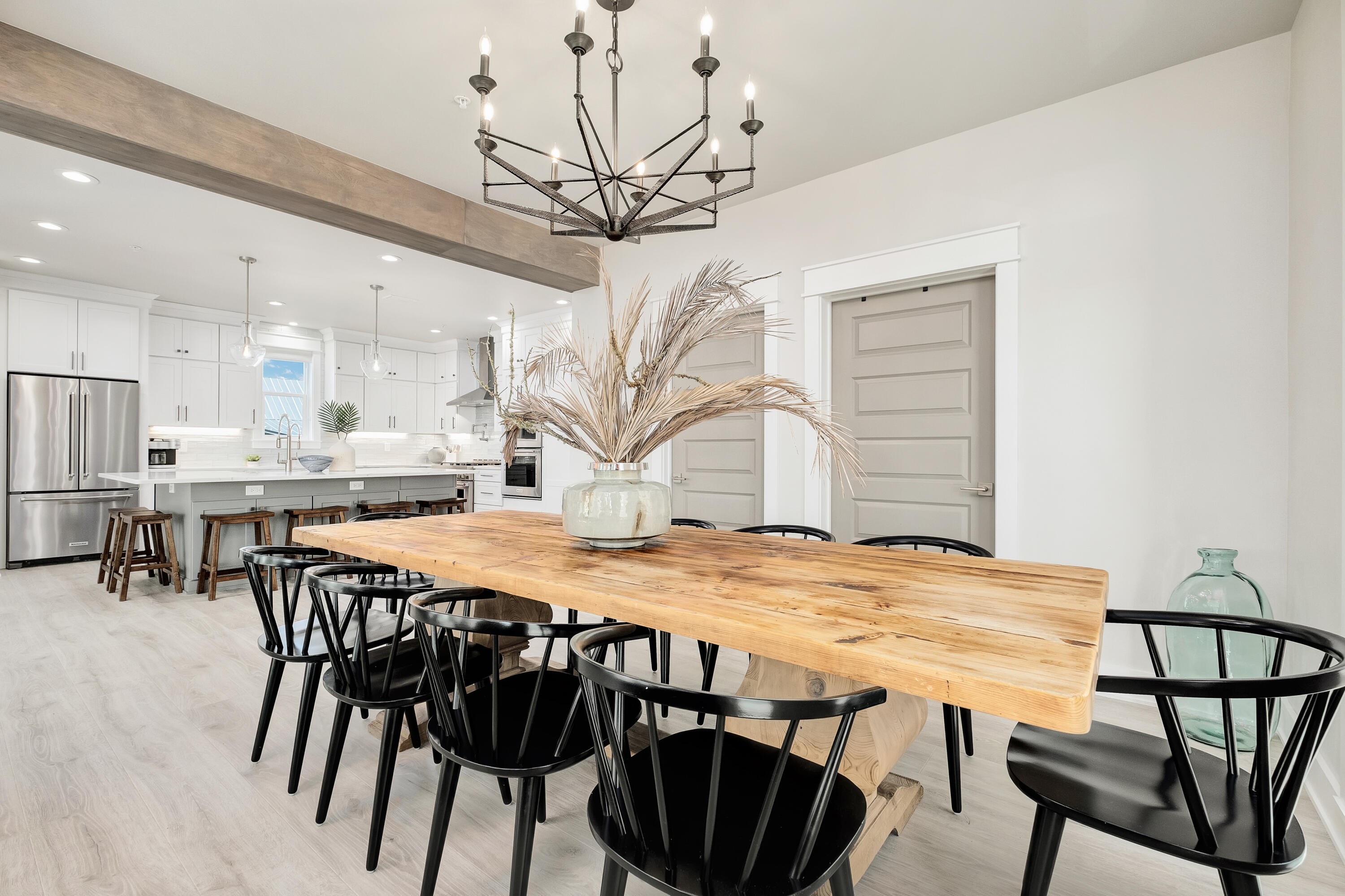 76 Hotz Avenue Santa Rosa Beach, FL 32459 - Photo 16 of 71 a view of a dining room with furniture and wooden floor