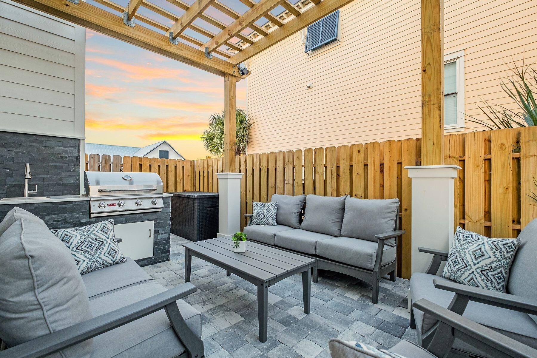 76 Hotz Avenue Santa Rosa Beach, FL 32459 - Photo 21 of 70 a outdoor living space with patio furniture