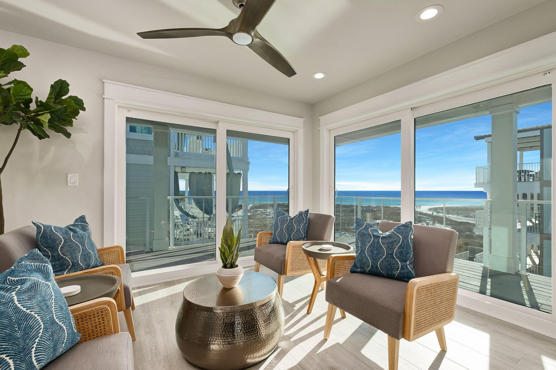 76 Hotz Avenue Santa Rosa Beach, FL 32459 - Photo 26 of 70 a living room with furniture and a large window