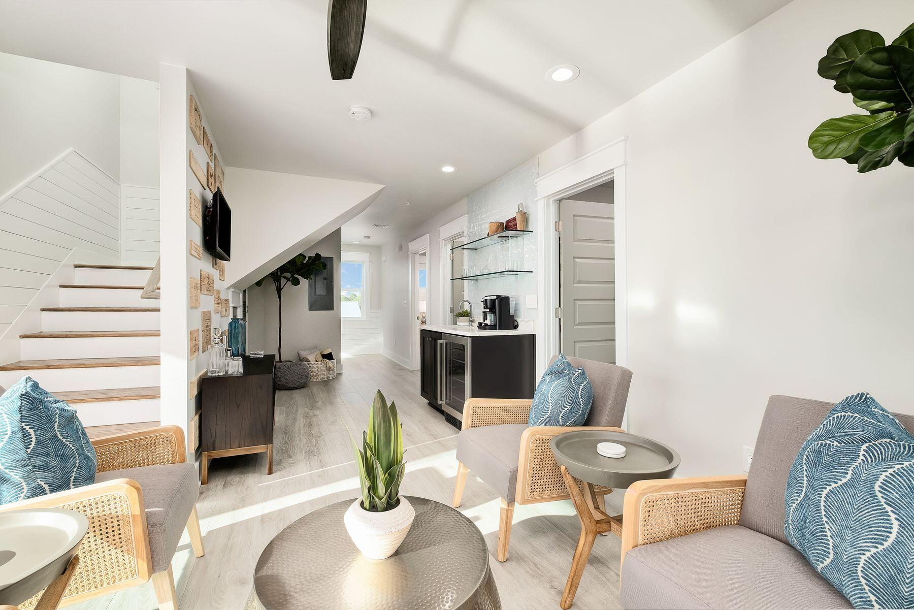 76 Hotz Avenue Santa Rosa Beach, FL 32459 - Photo 29 of 70 a living room with furniture and a potted plant