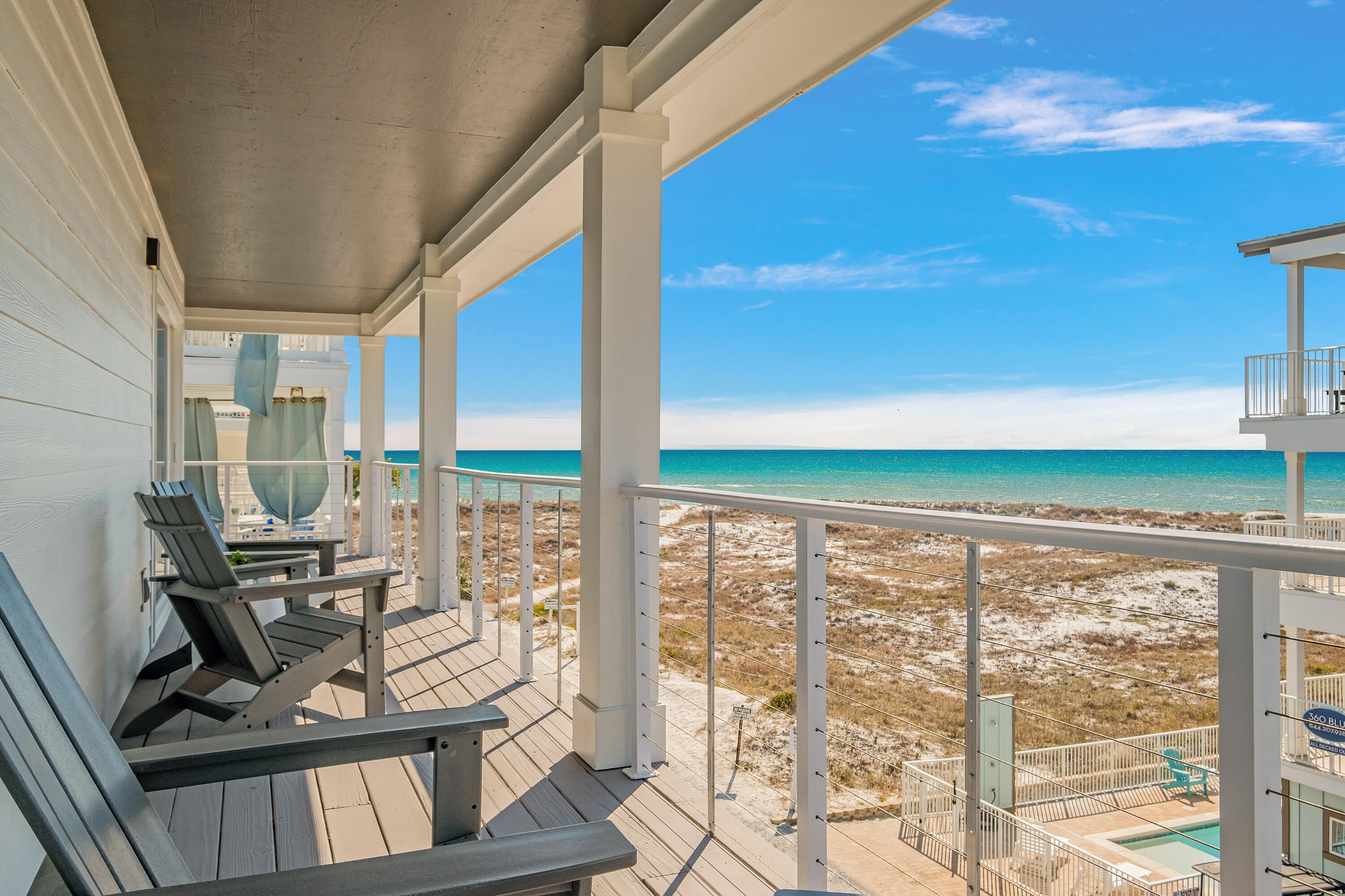 76 Hotz Avenue Santa Rosa Beach, FL 32459 - Photo 30 of 71 a view of living room with balcony and furniture