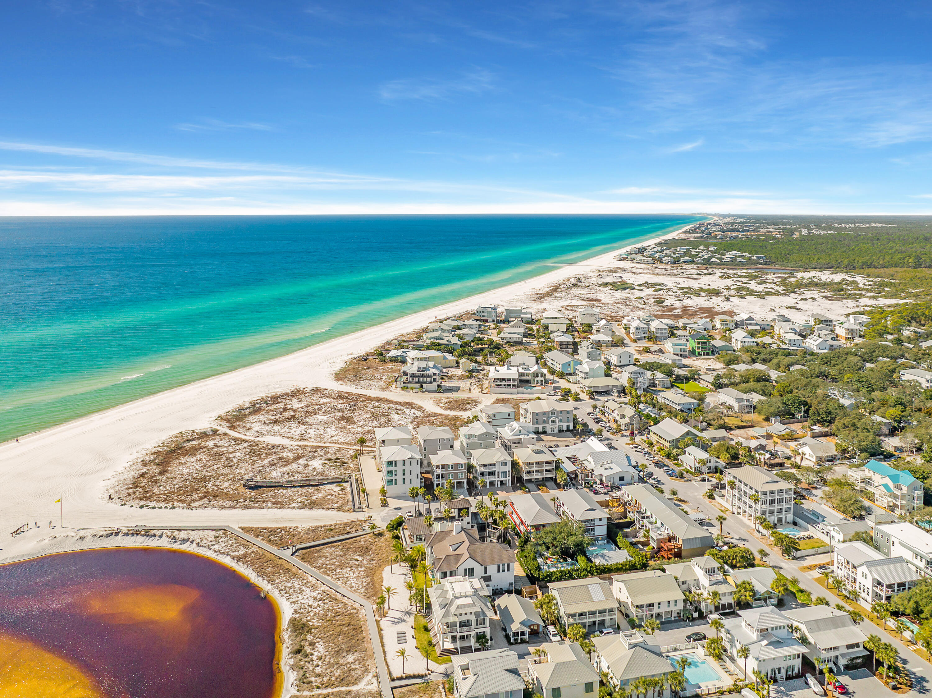 76 Hotz Avenue Santa Rosa Beach, FL 32459 - Photo 65 of 71 a view of an ocean and a yard