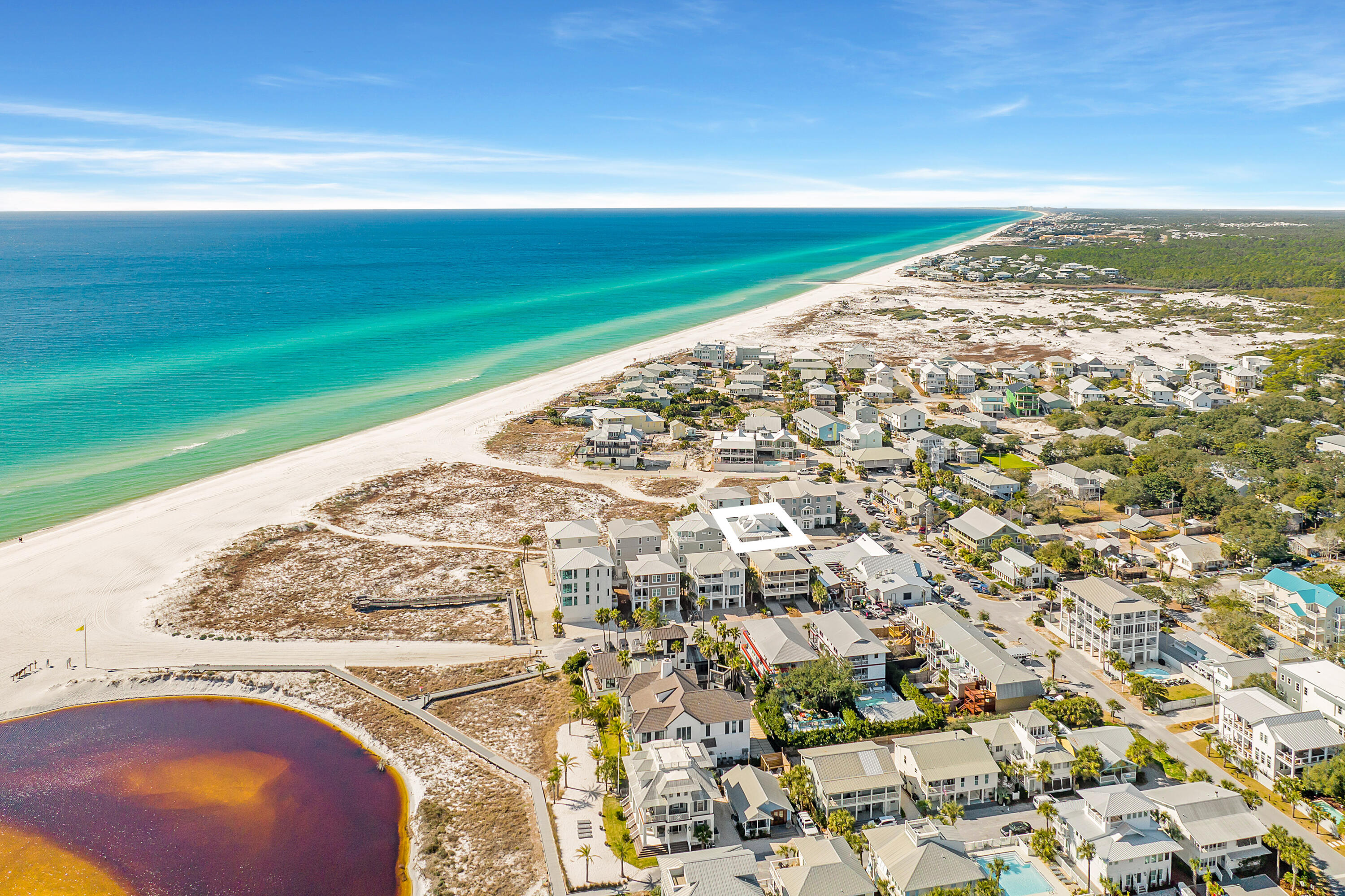 76 Hotz Avenue Santa Rosa Beach, FL 32459 - Photo 66 of 71 a view of an ocean view and city