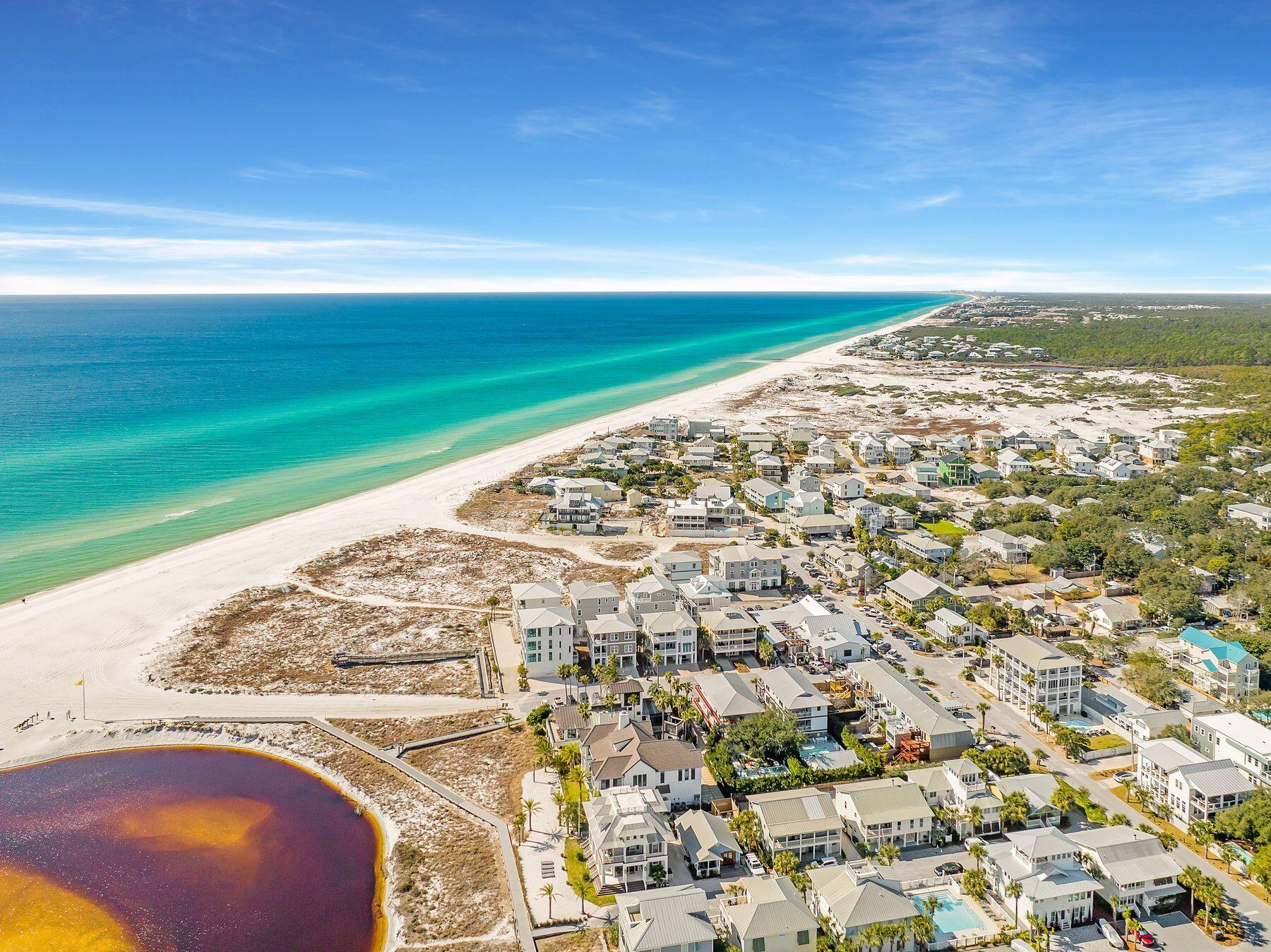 76 Hotz Avenue Santa Rosa Beach, FL 32459 - Photo 66 of 70 a view of an ocean and a yard