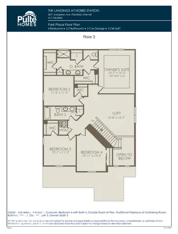 $424,900 | 2585 Penn Avenue, Plainfield, IN 46168