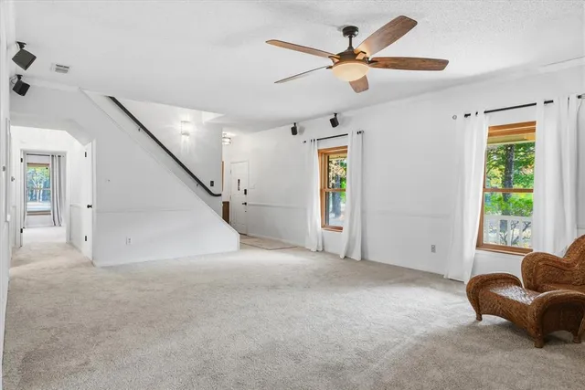 a view of livingroom and window