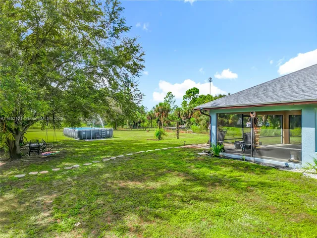 a house view with a garden space