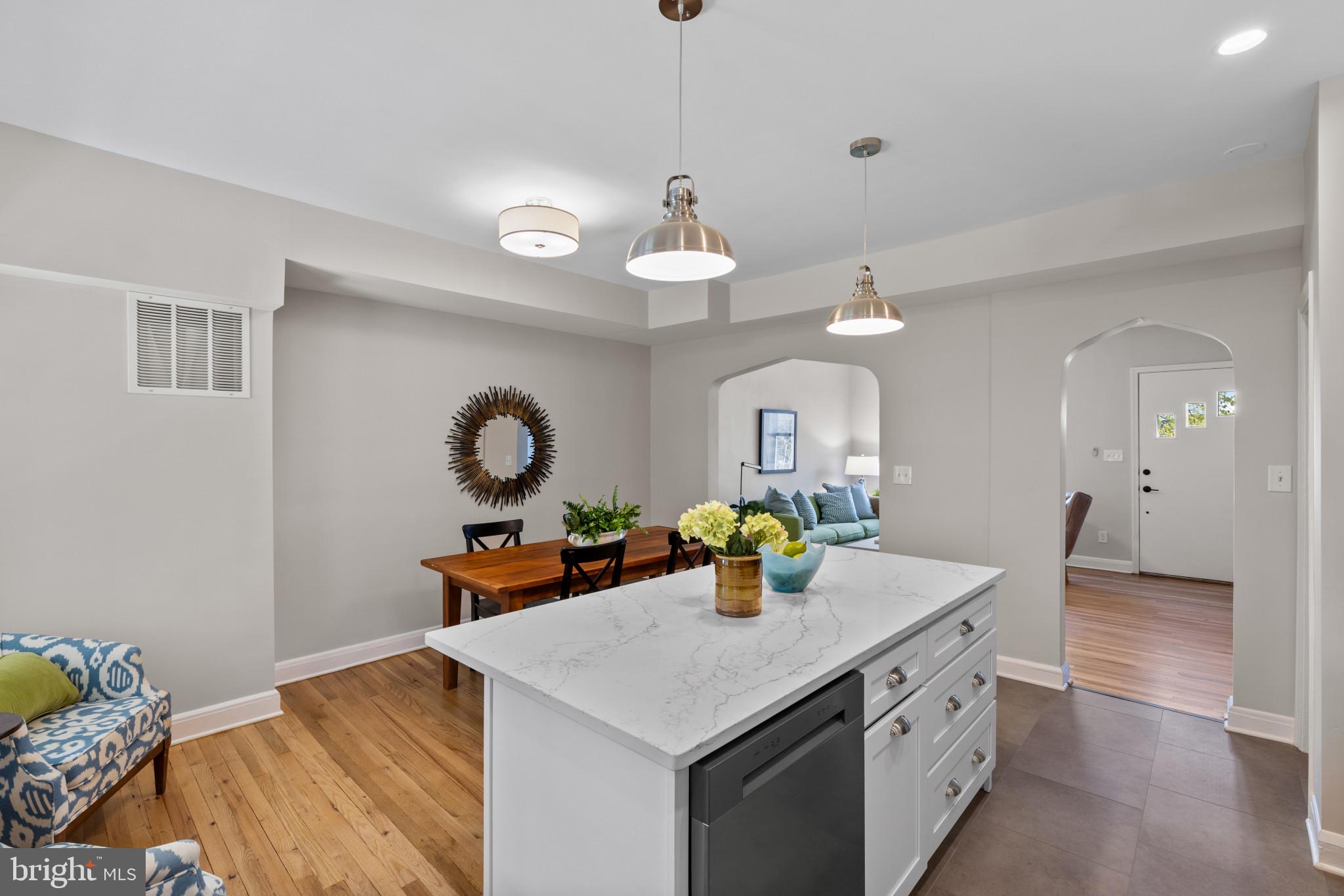 1115 Roland Heights Avenue Baltimore, MD 21211 - Photo 5 of 32 Dining Room and Kitchen