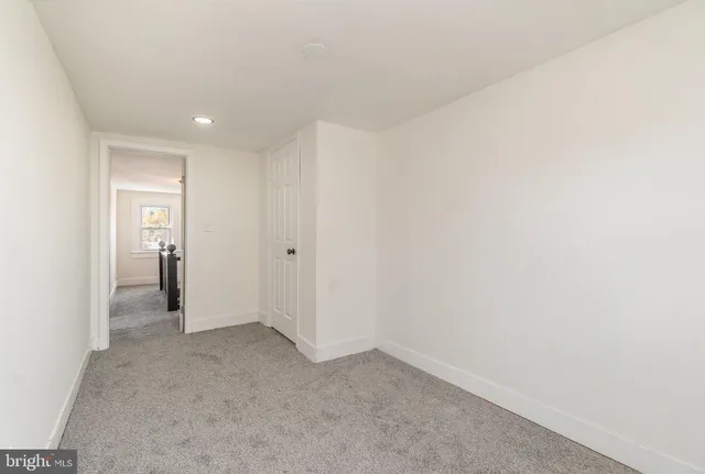 a view of empty room