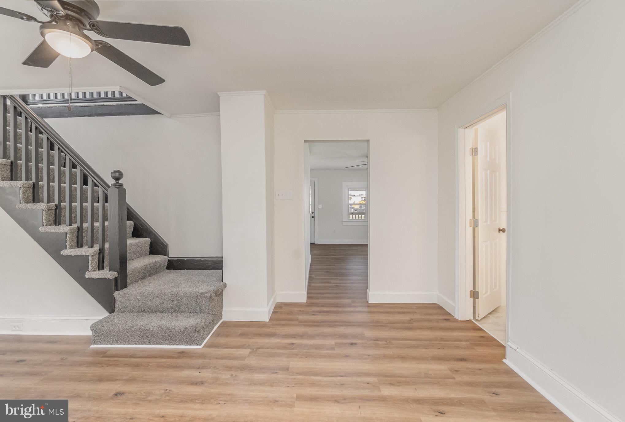11 Bush Chapel Road Aberdeen, MD 21001 - Photo 9 of 39 a view of entryway and hall with wooden floor