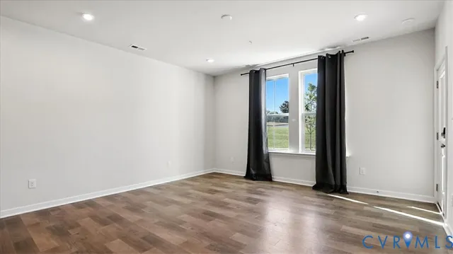 a view of an empty room