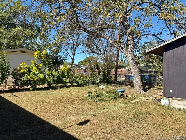 a view of outdoor space and yard