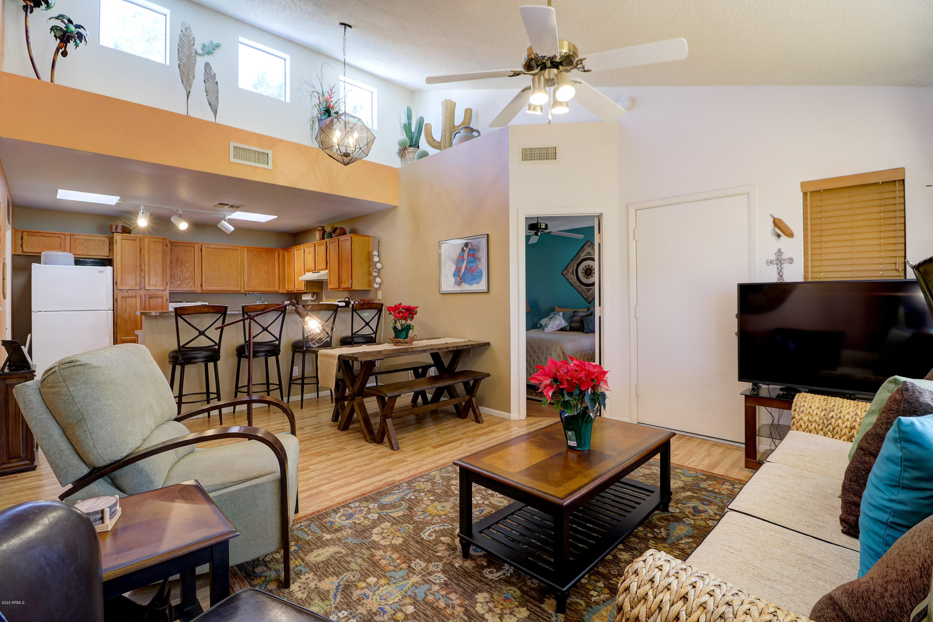 Great Room To Kitchen View