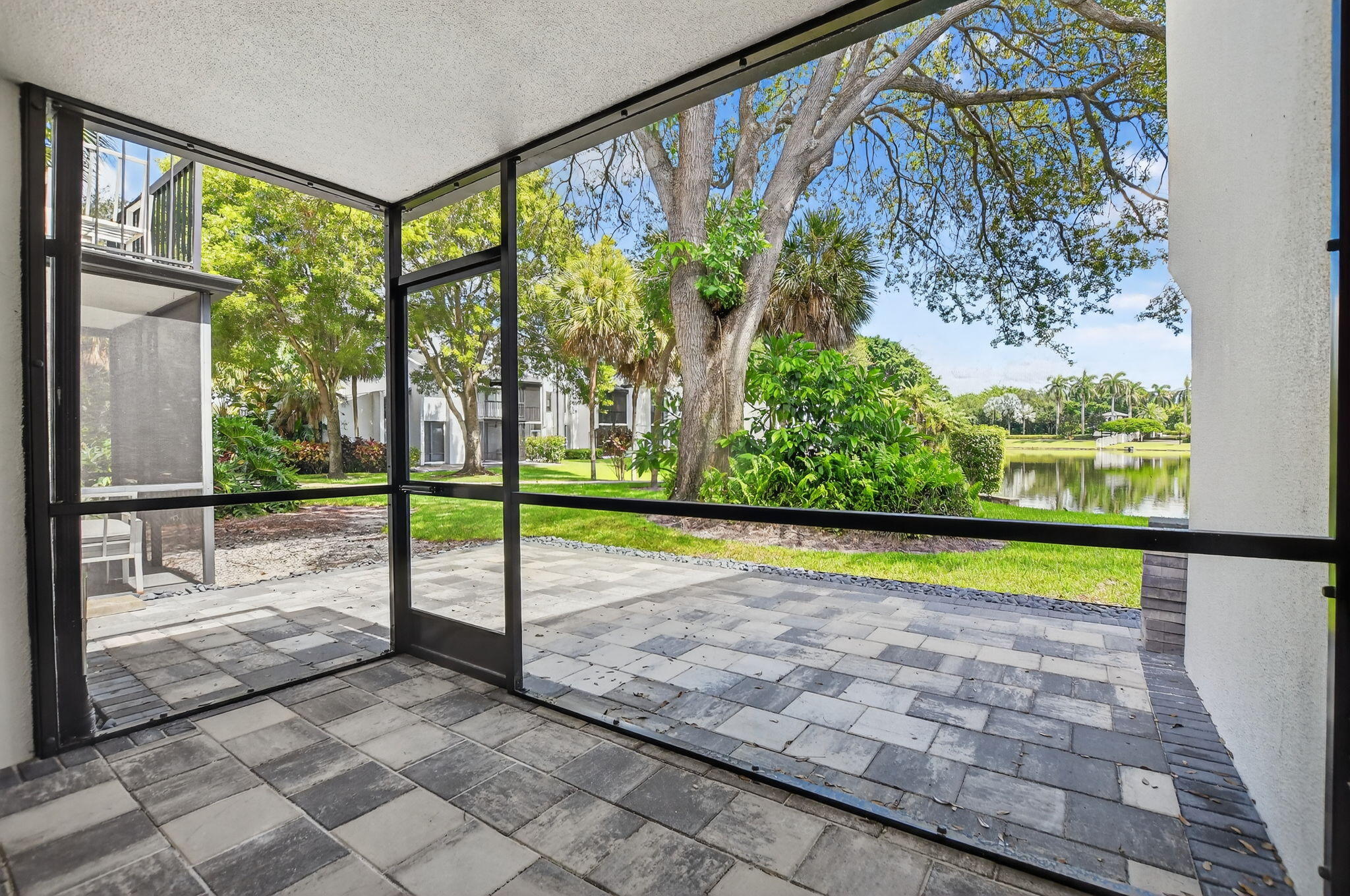 Screened patio