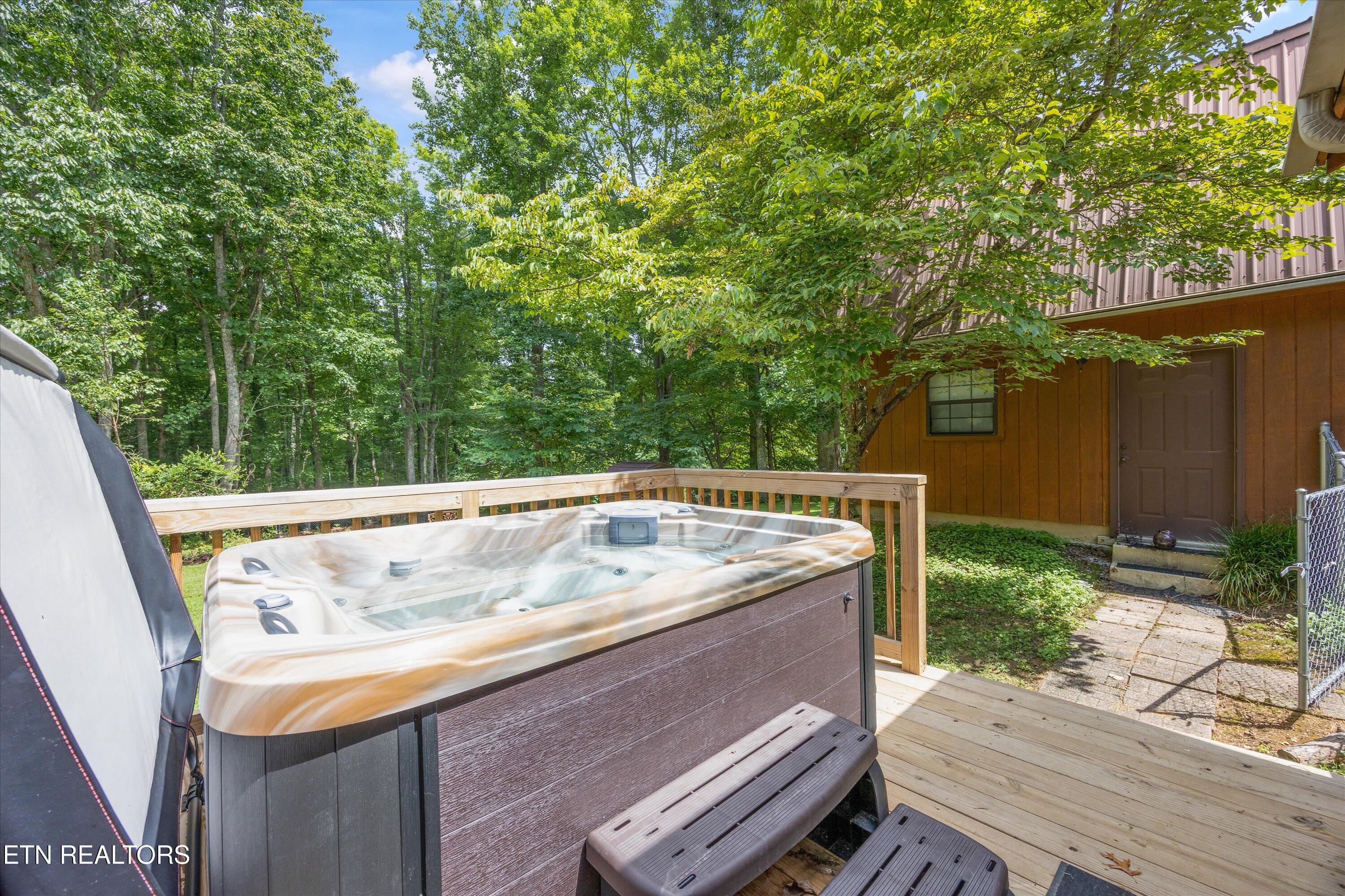 2992 Covemont Road Sevierville, TN 37862 - Photo 21 of 30 Hot Tub on Deck