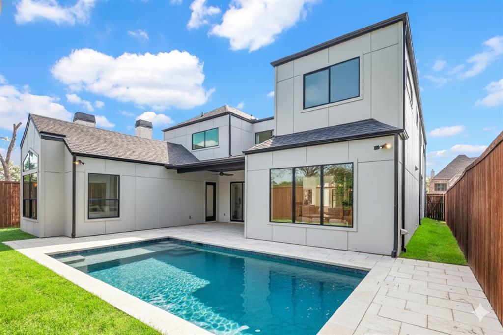 6923 Inverness Lane Dallas, TX 75214 - Photo 38 of 40 This is a Rendering to show how a pool fits. Pool not included.