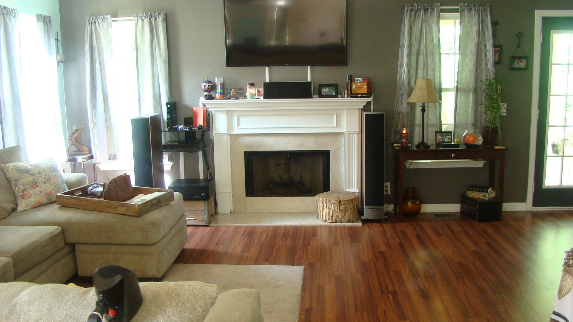 2825 Rader Ridge Court Antioch, TN 37013 - Photo 1 of 9 New hardwood floors compliment the fireplace.
