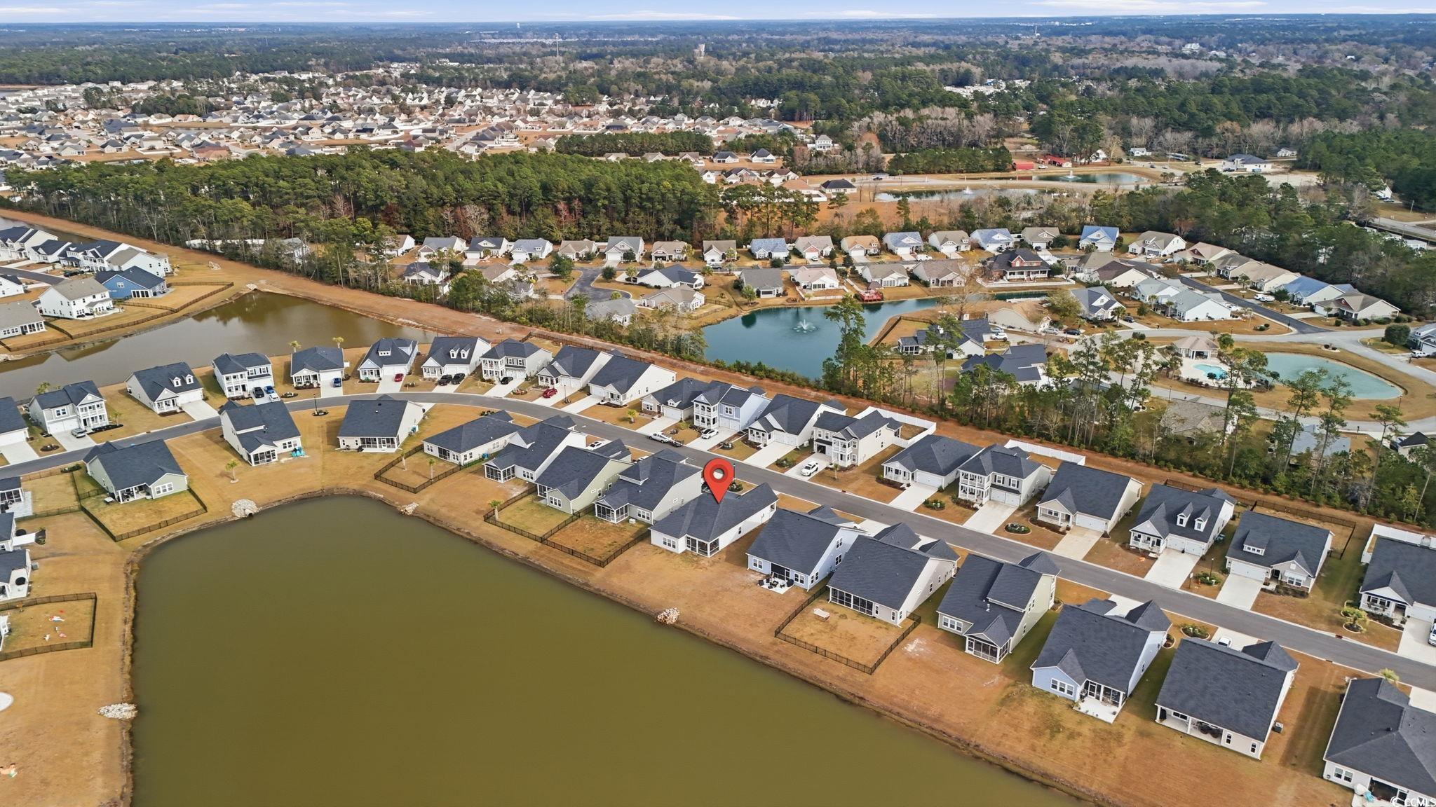 176 Empyrean Circle Myrtle Beach, SC 29588 - Photo 32 of 36 Aerial perspective of suburban area