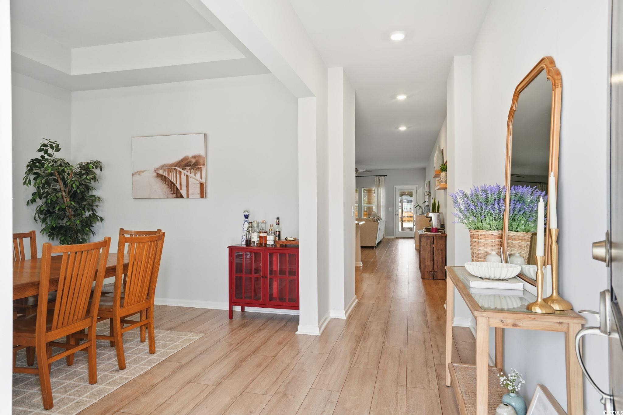 176 Empyrean Circle Myrtle Beach, SC 29588 - Photo 4 of 36 Hall featuring light wood finished floors and recessed lighting