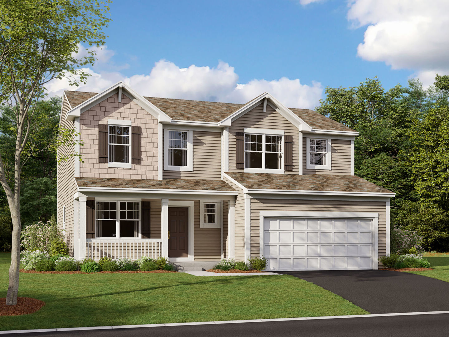1329 Endicott Road South Elgin, IL 60177 - Photo 1 of 1 a front view of a house with a yard