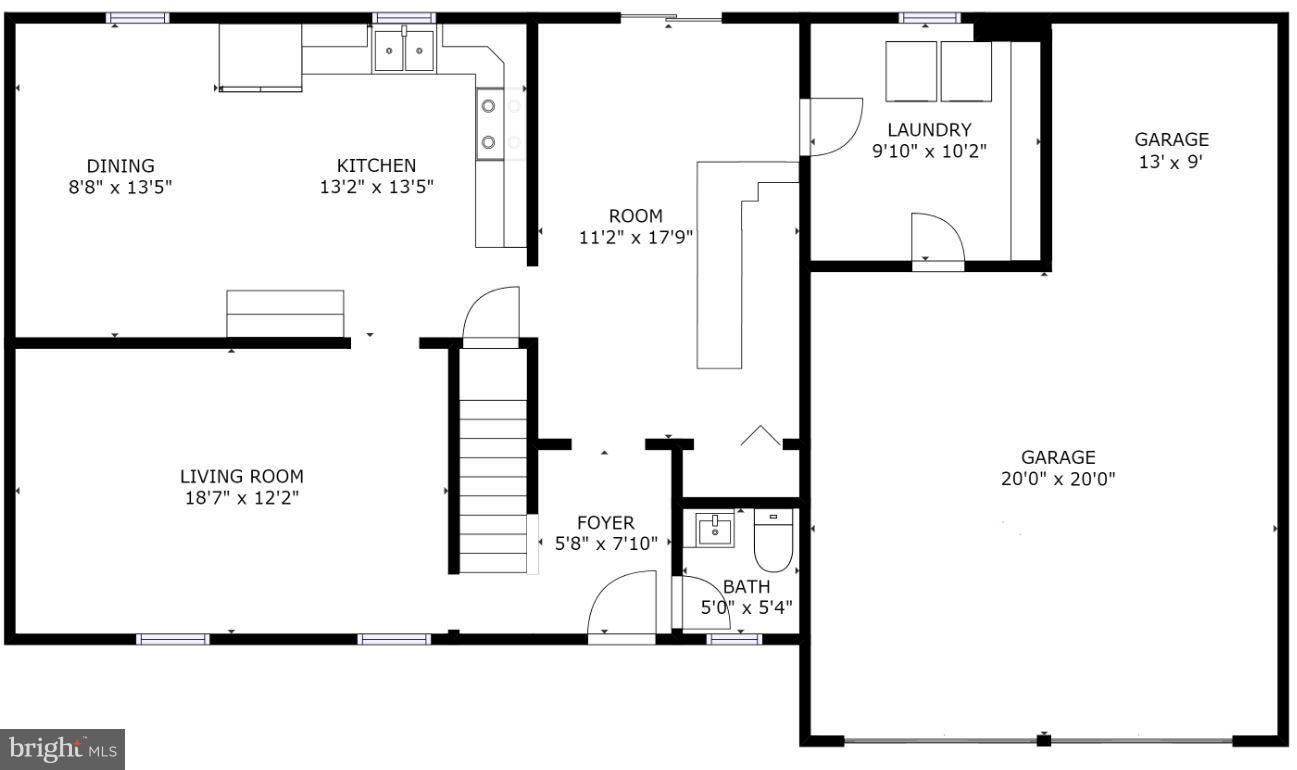 8176 Silo Road Severn, MD 21144 - Photo 29 of 30 Main Level Floor Plan