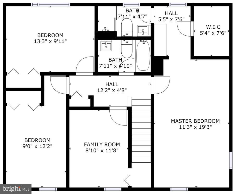 8176 Silo Road Severn, MD 21144 - Photo 30 of 30 Upper Level Floor Plan