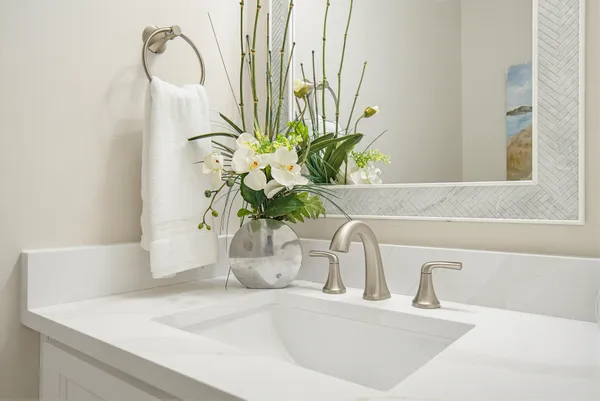 a kitchen with a sink stove and refrigerator