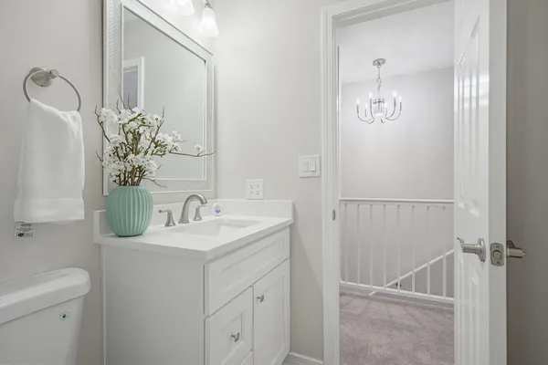 a view of yard with swimming pool and green space