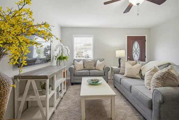 a room with storage and utility