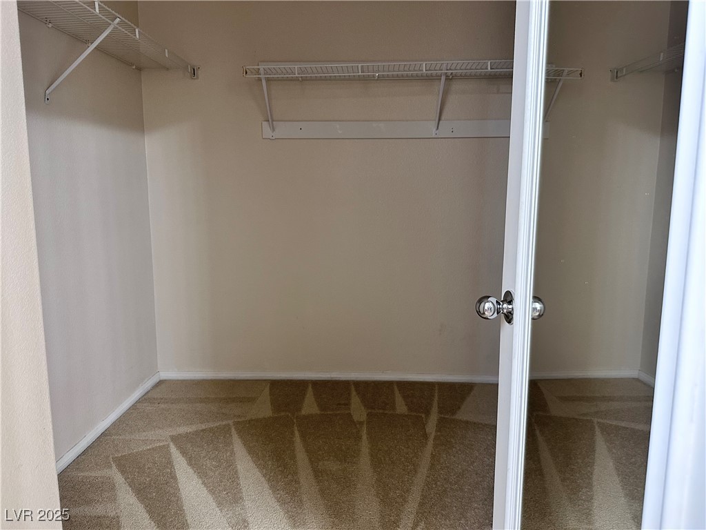 9676 Ridgebluff Avenue Las Vegas, NV 89148 - Photo 13 of 15 Walk in closet with light carpet