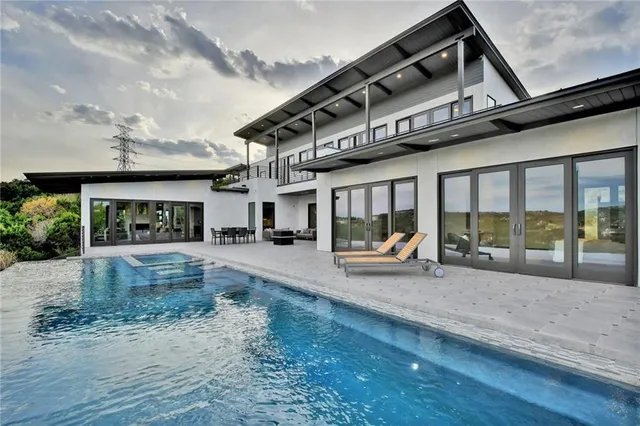 a view of a house with sitting area