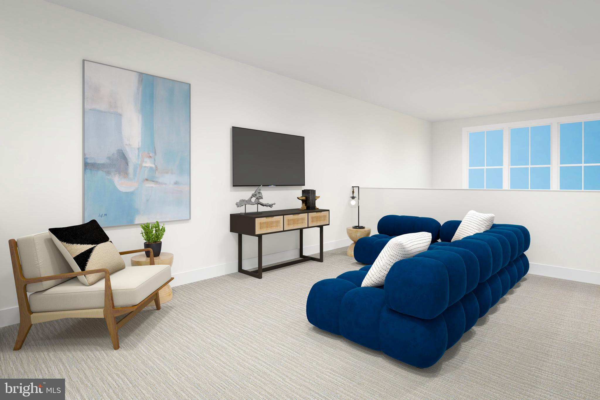 18201 Donatello Drive, Unit 1812 Princeton, NJ 08540 - Photo 2 of 13 a living room with furniture and a flat screen tv