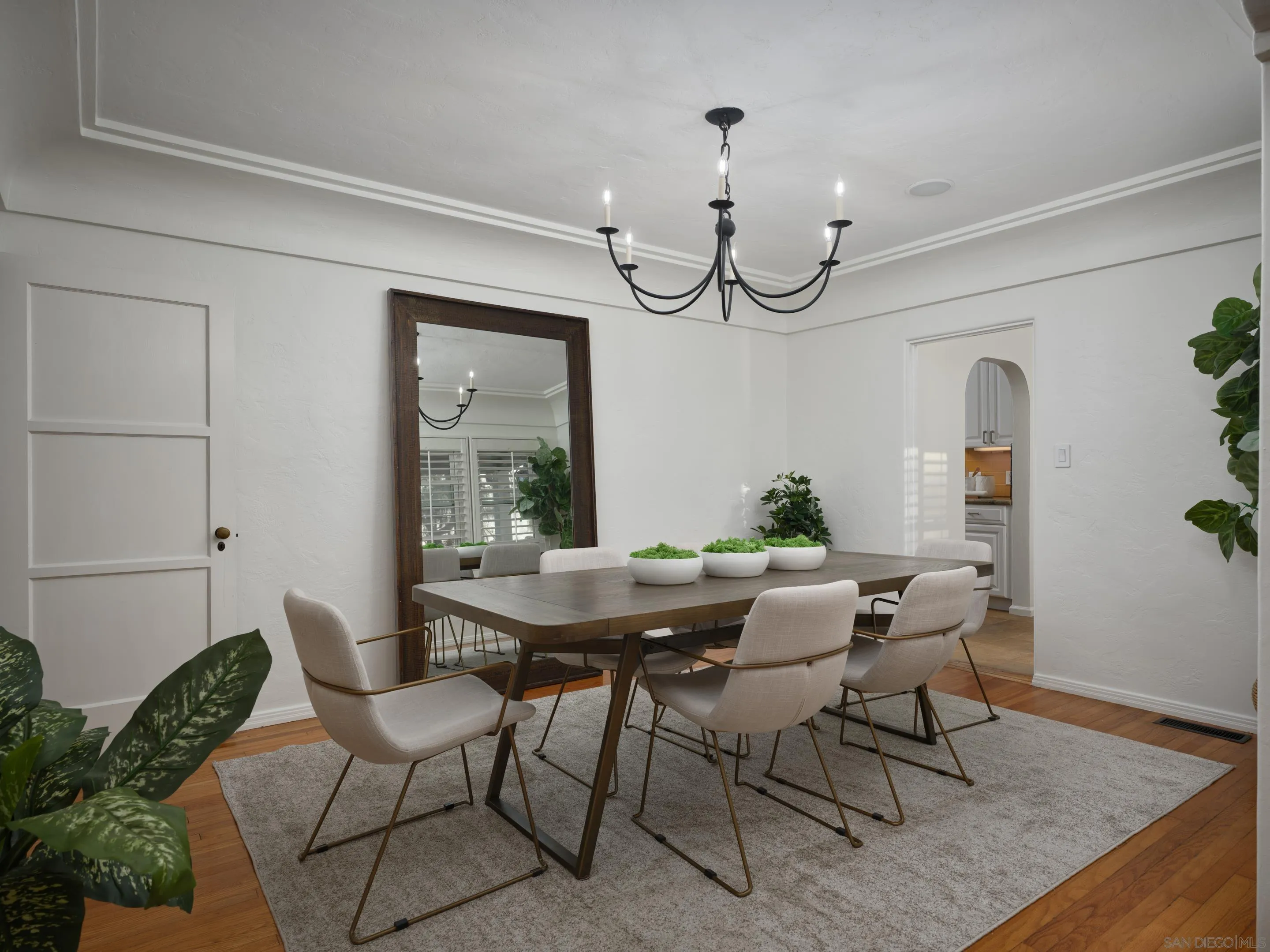 4725 Natalie Drive San Diego, CA 92115 - Photo 12 of 34 a view of a dining room with furniture window and wooden floor